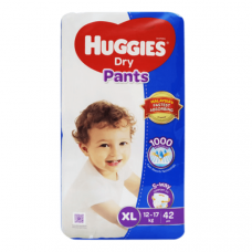 Huggies Dry XL Pant Diaper 12-17Kg - 42 Pcs (Malaysia)